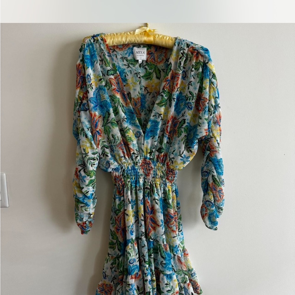 misa los angeles floral dress xs - Picture 3 of 3